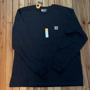 Carhartt Men's Charcoal Long Sleeve Shirt